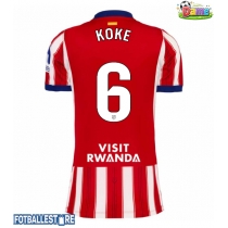 Atletico Madrid Koke #6 Hjemmedrakt Dame 2026-27 Kortermet